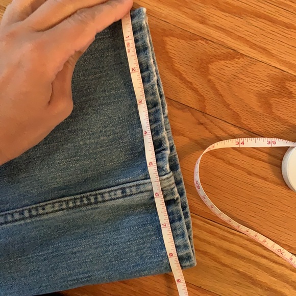 Vintage Bartack faded button fly blue jeans - Picture 8 of 11